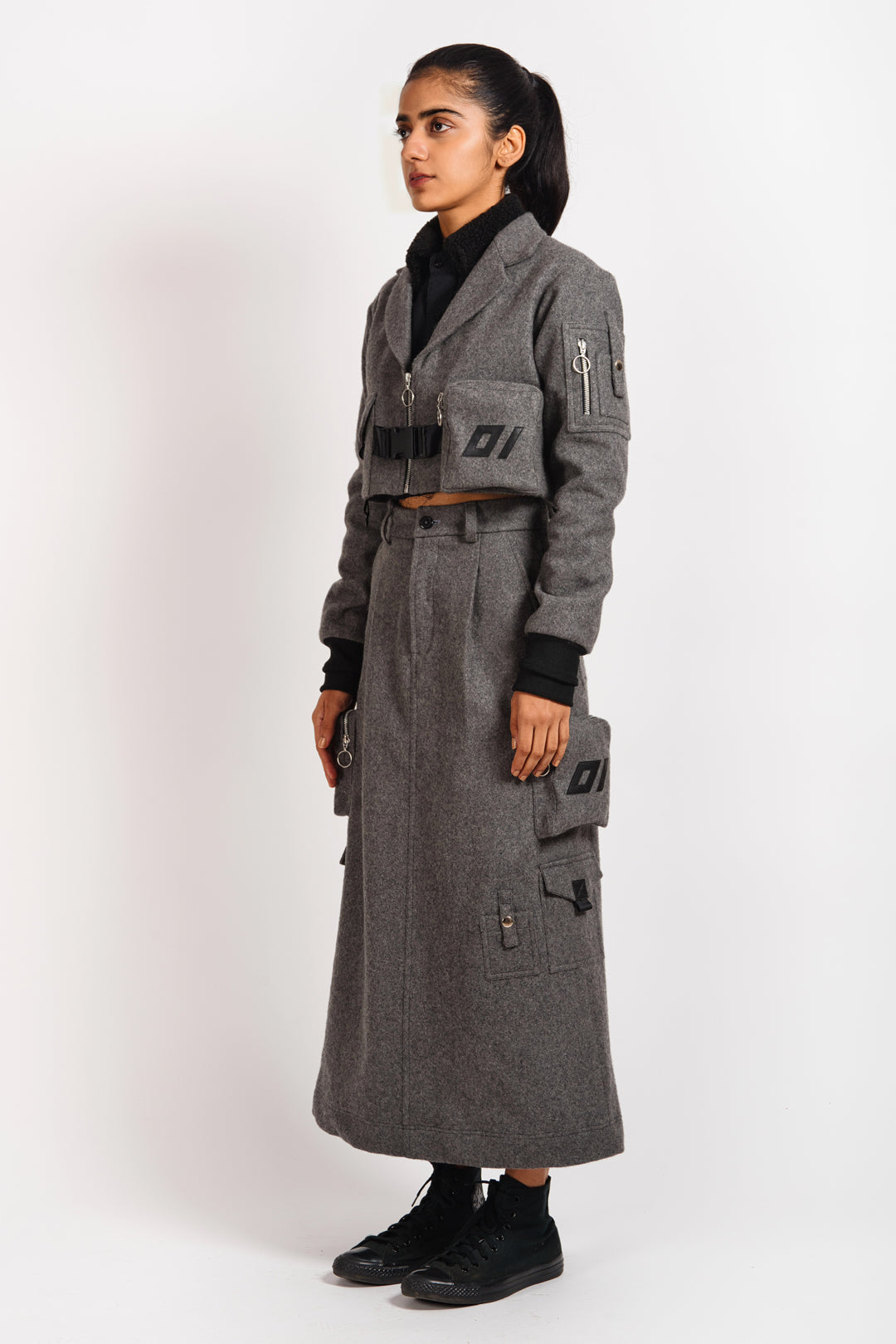 Long Utility Skirt