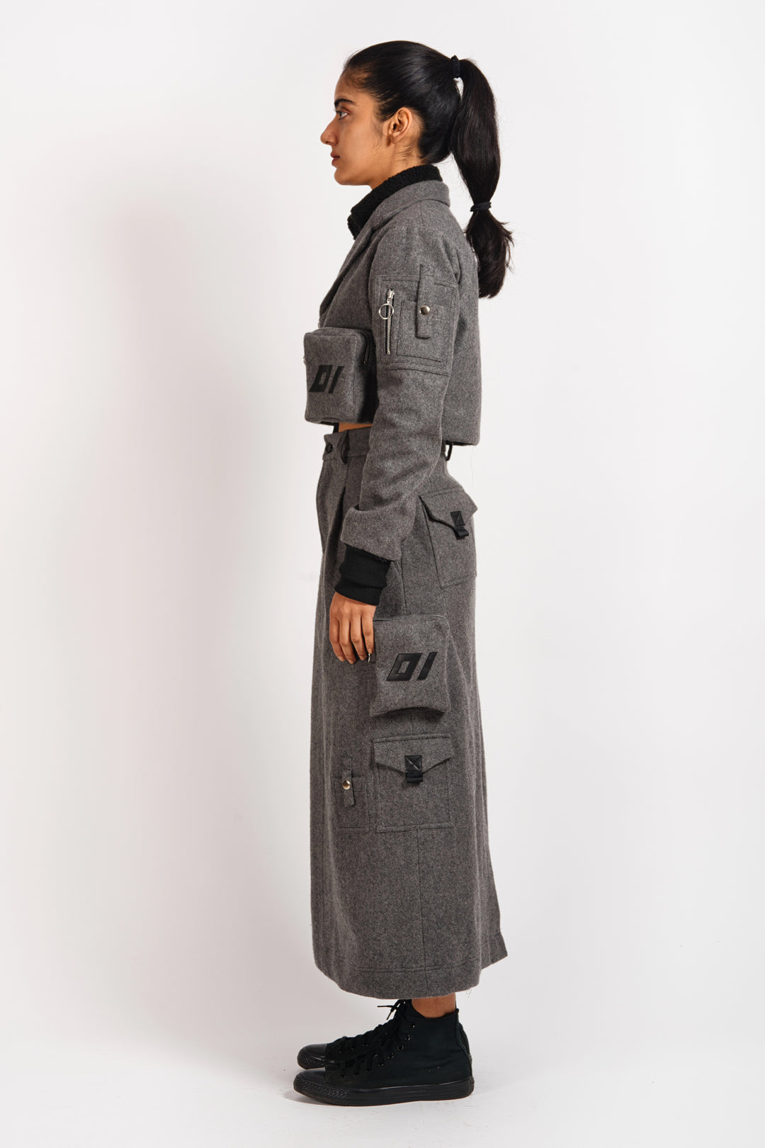 Long Utility Skirt