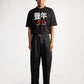 Twill Pleated Racing Pants