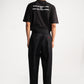 Twill Pleated Racing Pants