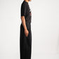 Twill Pleated Racing Pants