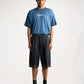 Selvedge Denim Pleated Shorts