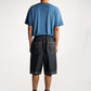 Selvedge Denim Pleated Shorts