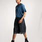 Selvedge Denim Pleated Shorts