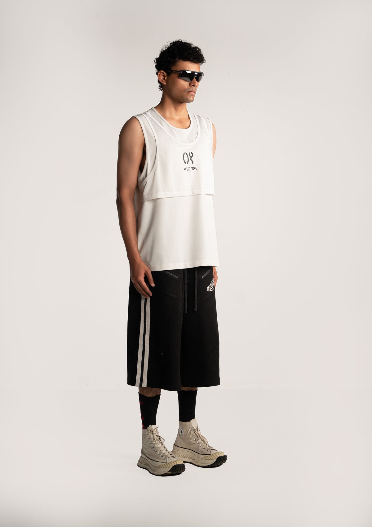 Suede Racing Shorts