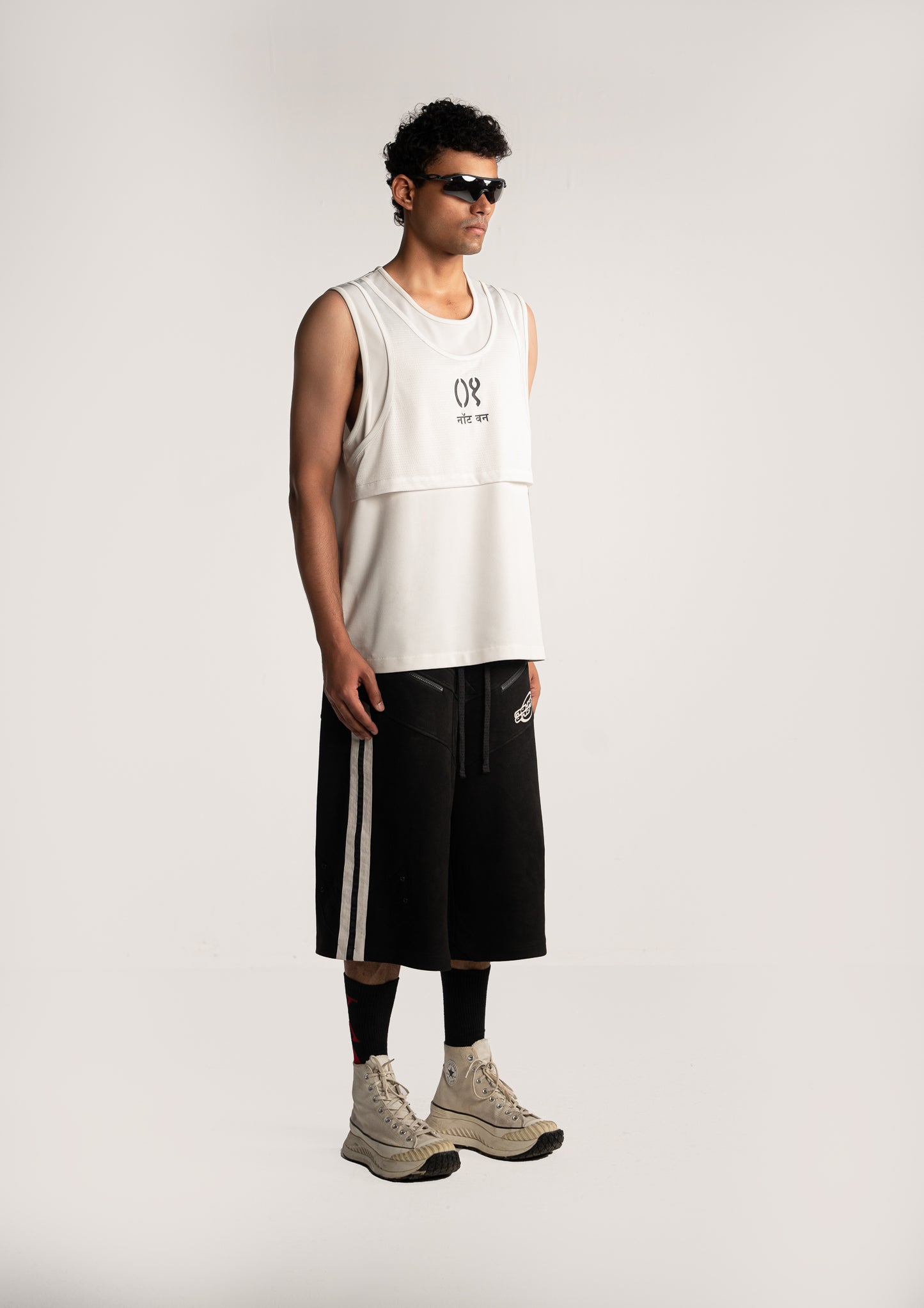 Suede Racing Shorts