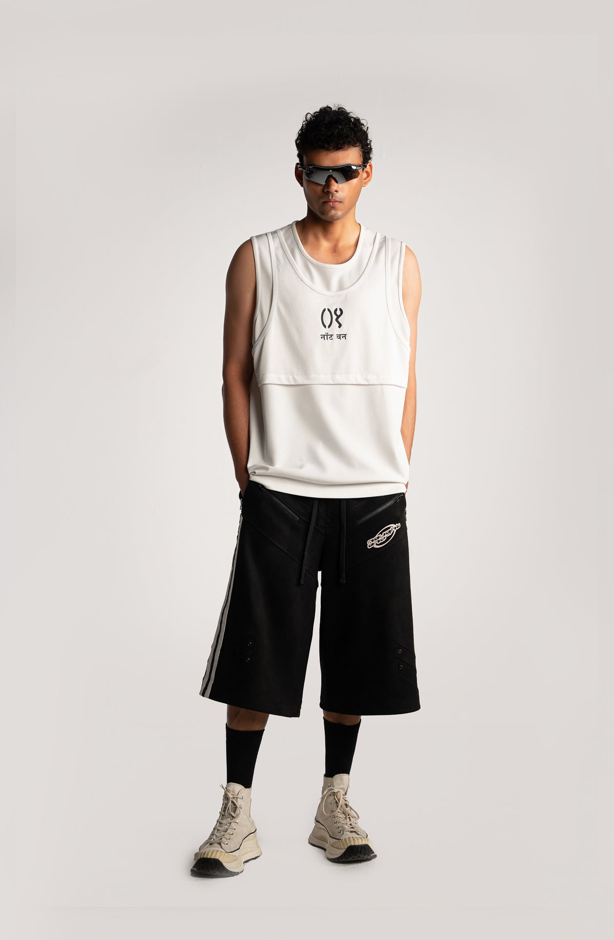 Suede Racing Shorts