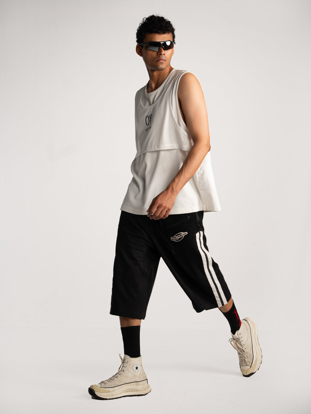 Suede Racing Shorts