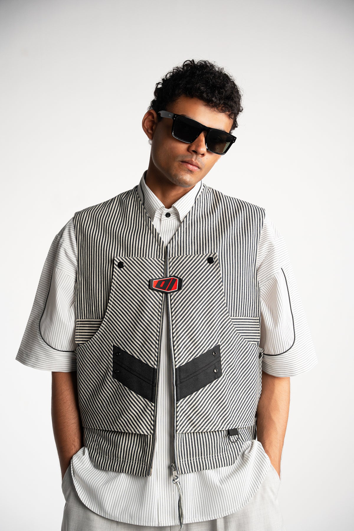 Utility Pinstripe Racing Vest