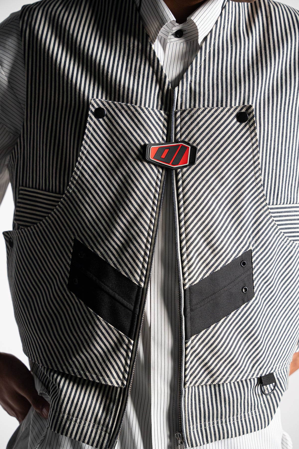 Utility Pinstripe Racing Vest