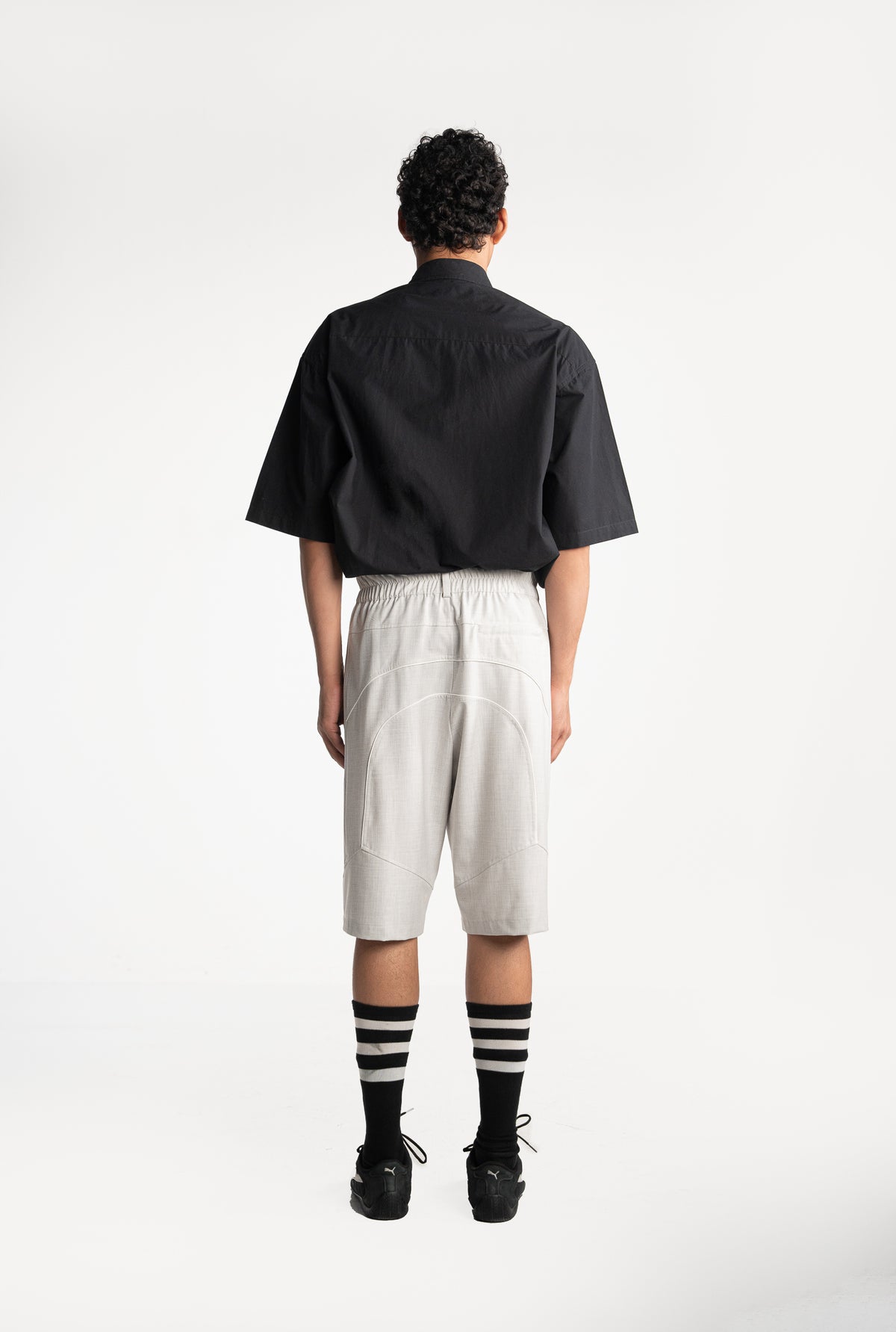 Light Grey Racing Shorts