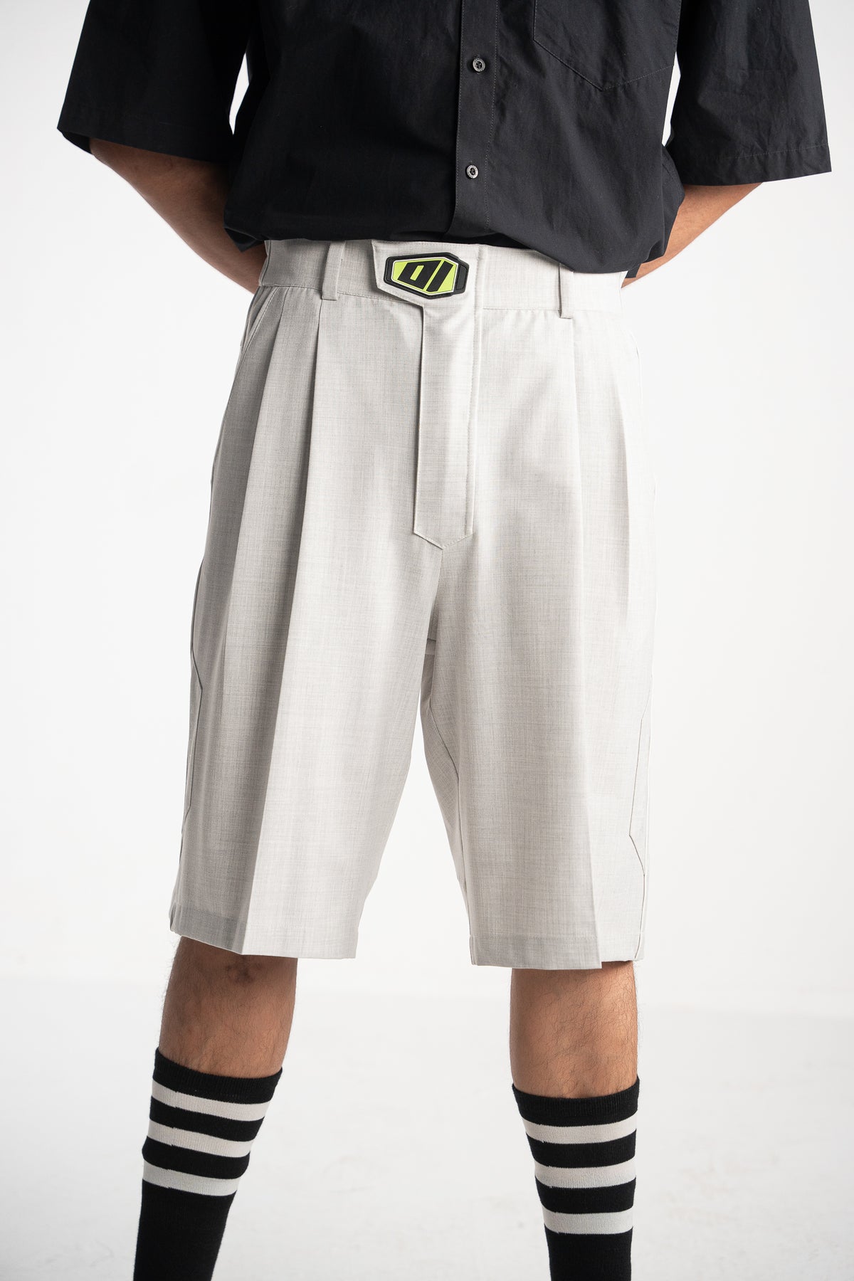 Light Grey Racing Shorts