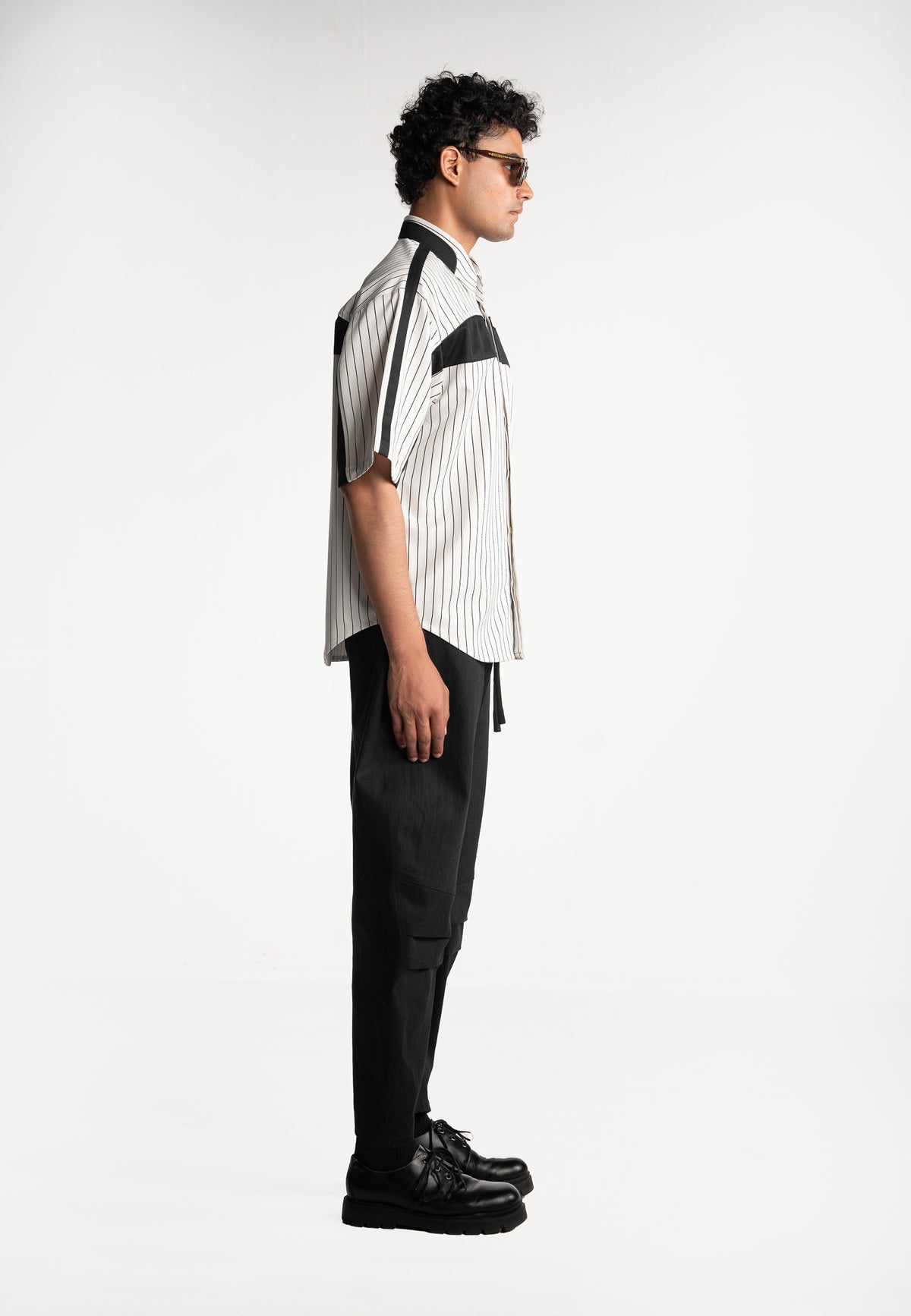 Pinstripe Track Shirt