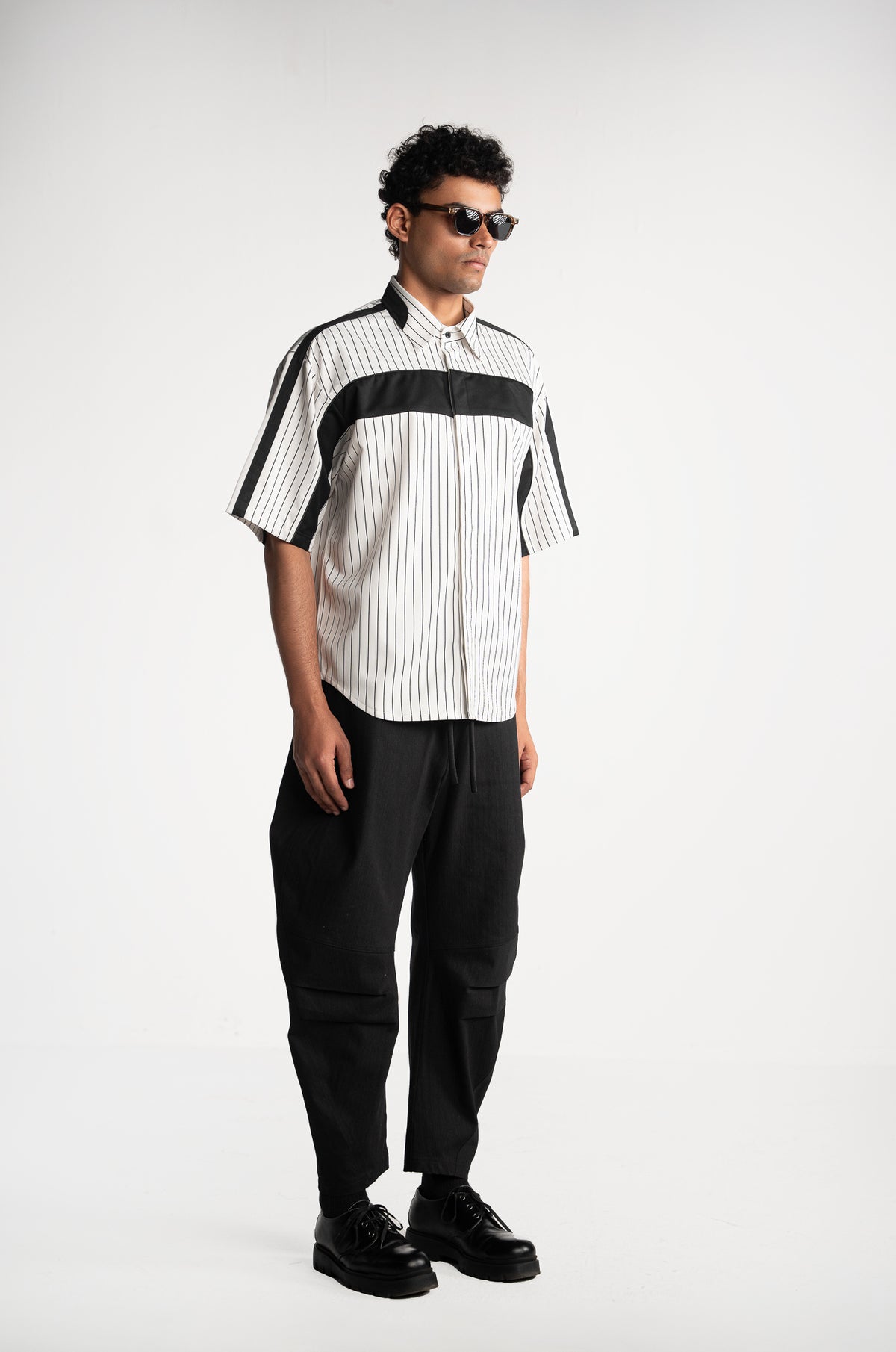 Pinstripe Track Shirt