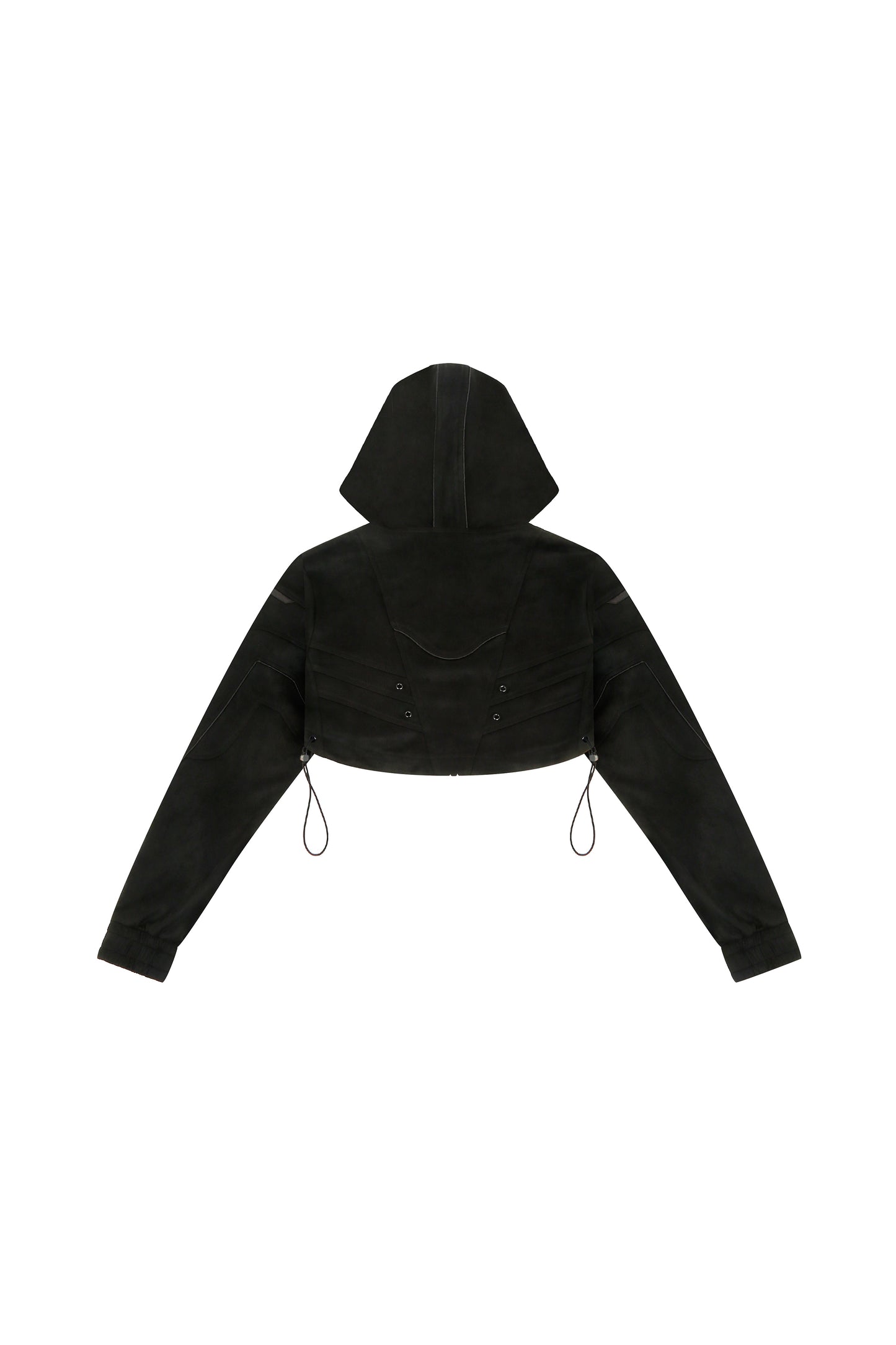 Racing crop top hoodie hybrid