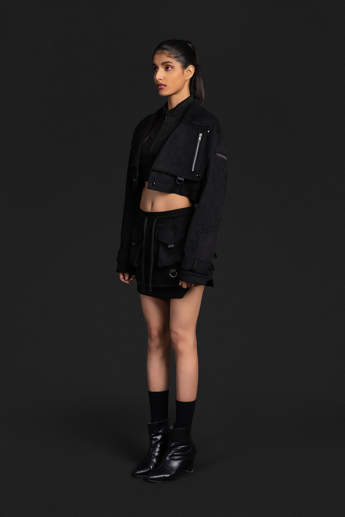 Cropped Utility Jacket