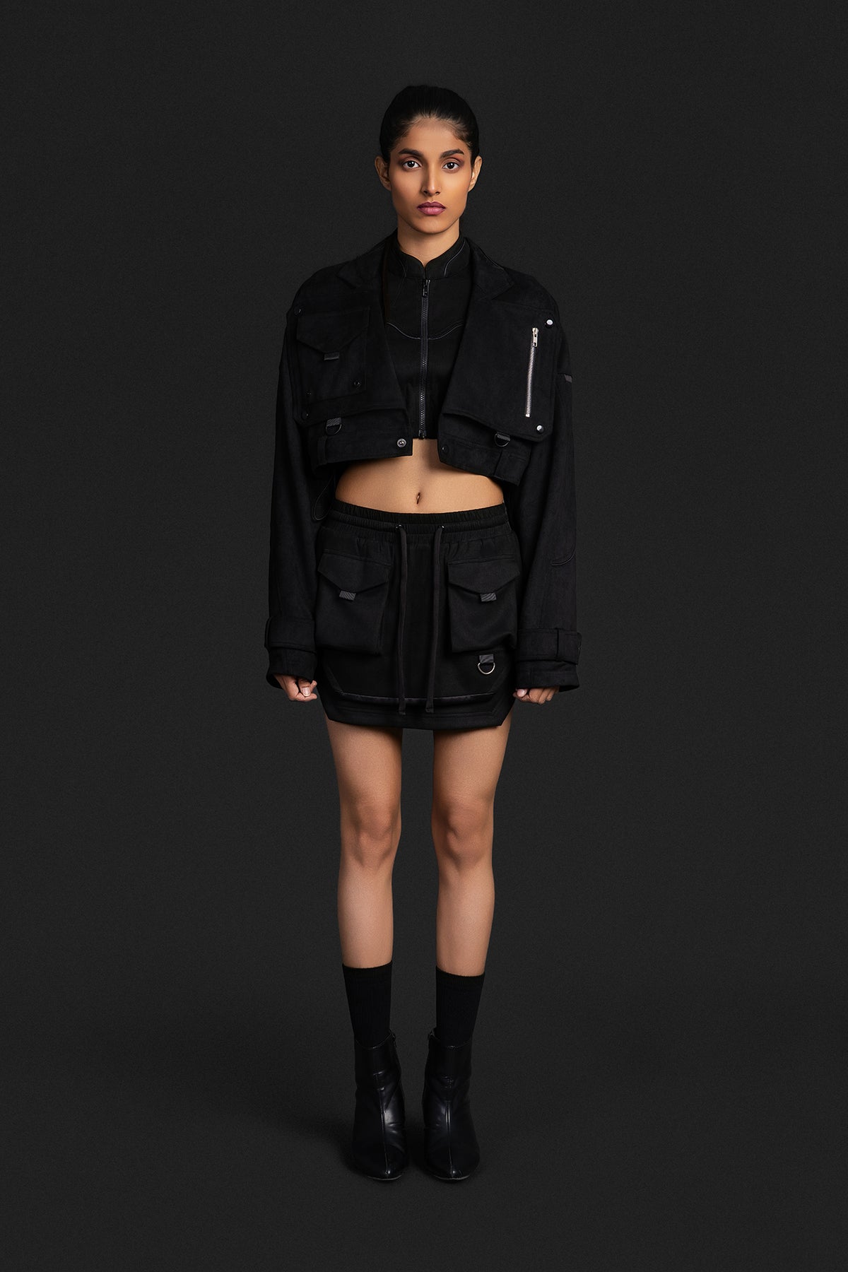 Cropped Utility Jacket