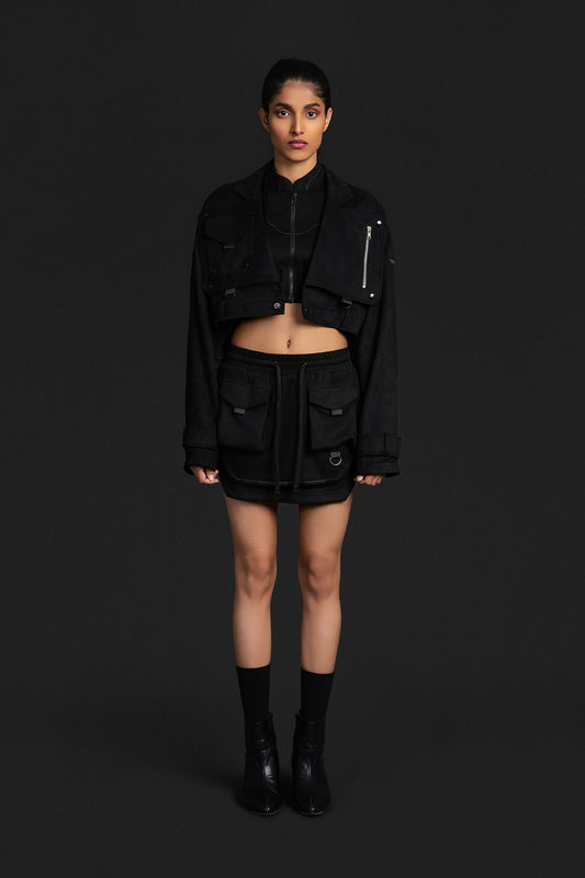 Cropped Utility Jacket