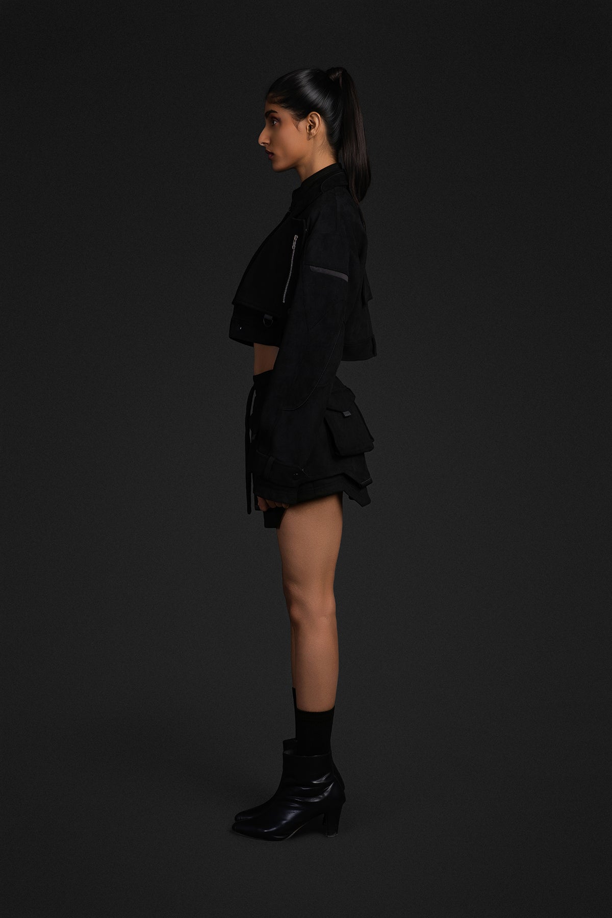 Cropped Utility Jacket