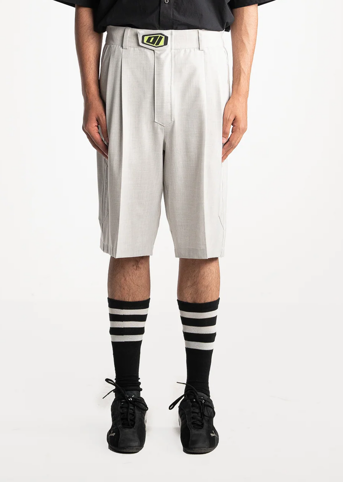 Light Grey Racing Shorts