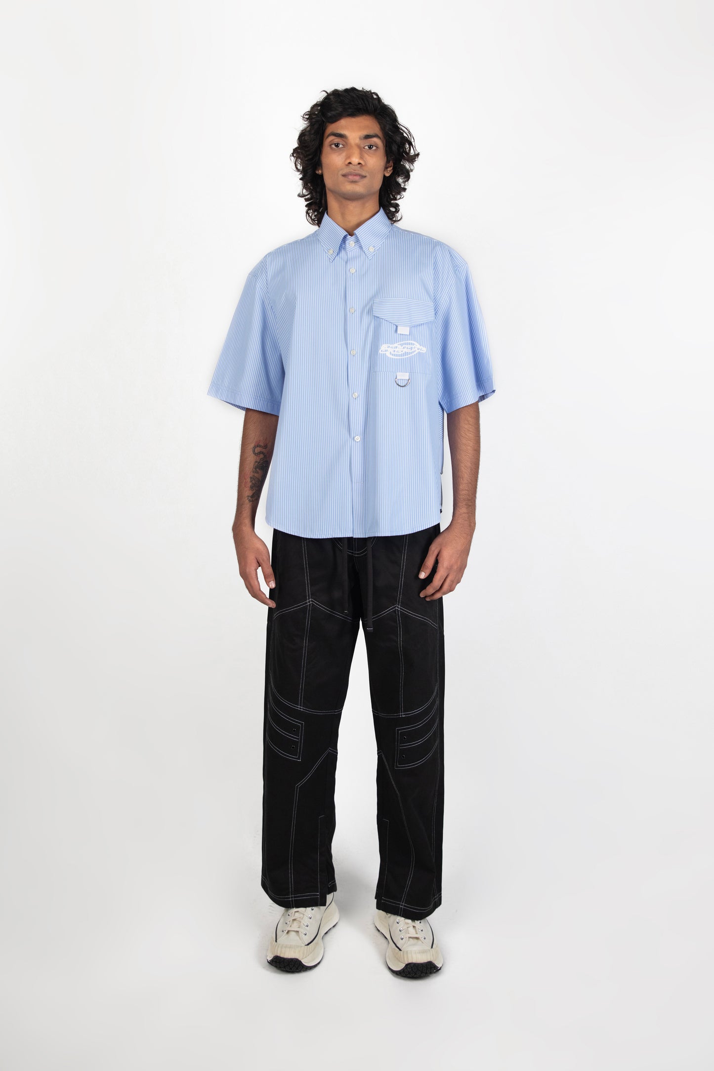 Half Sleeves Biker Shirt