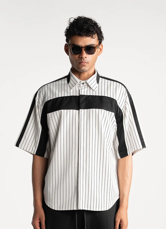 Pinstripe Track Shirt