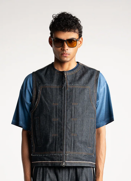Selvedge Denim Vest
