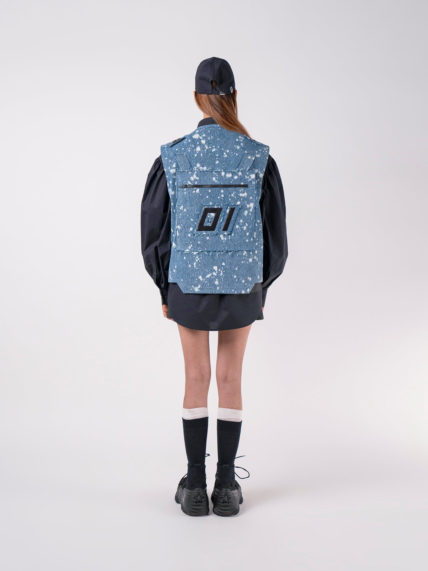 Denim Utility Vest