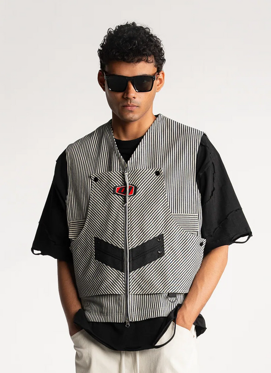 Utility Pinstripe Racing Vest